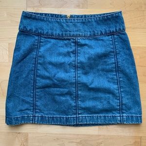 Free People Denim Skirt